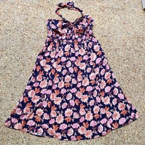 NWT Old Navy Floral Halter Fit & Flare Maxi Dress Size 2X